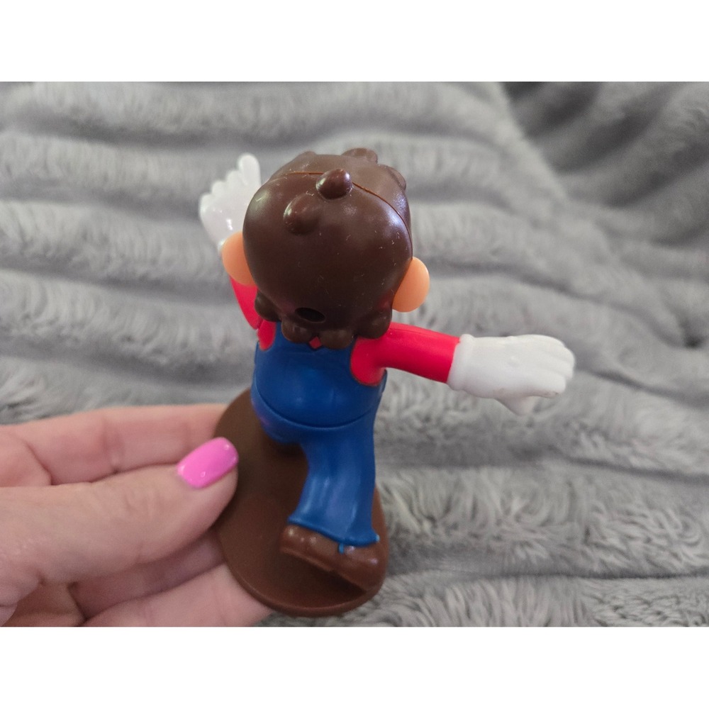 Nintendo Super Mario Action Figure McDonalds 2018 Collectible Toy Red Blue 3.5" - Picture 3 of 7